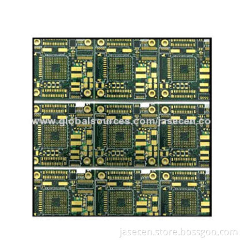 4-layer BGA PCBs with High Precision and Density, for Electronics